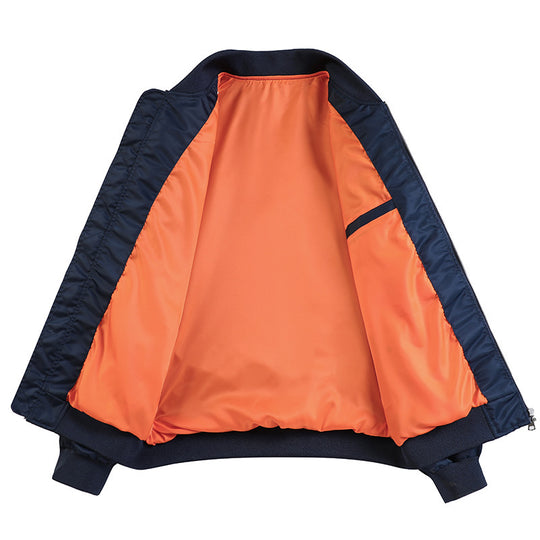 Herren Leichte Flieger-Bomberjacke mit wasserabweisender Shell und Kontrastfutter Nord Taschen
