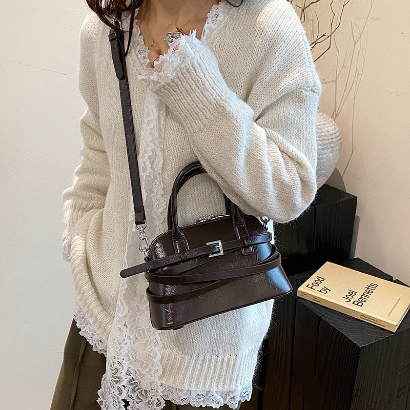 Damen elegante Handtasche mit abnehmbaren Schulterriemen Nord Taschen