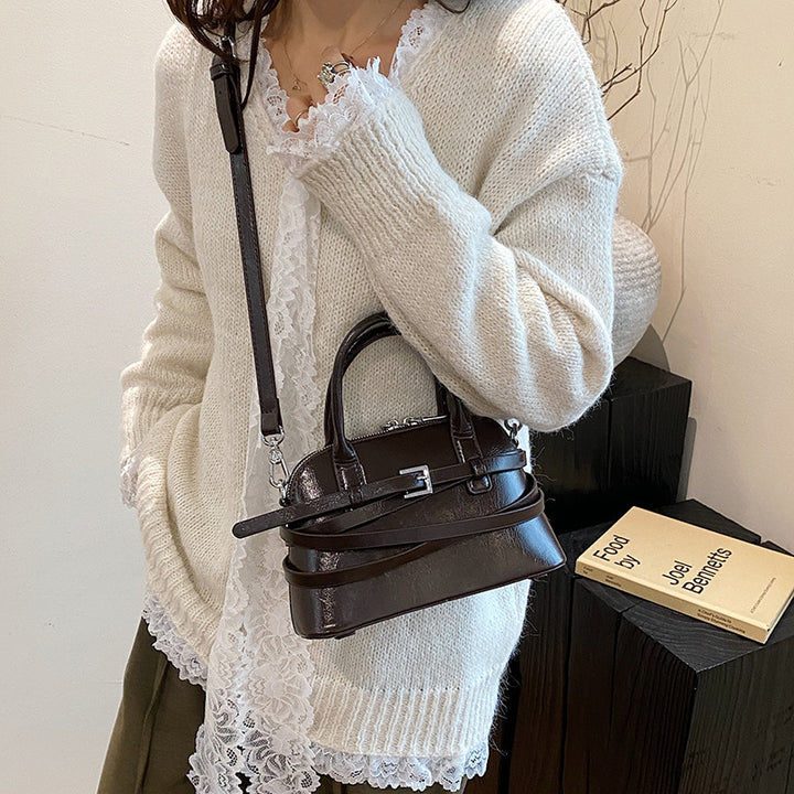 Damen elegante Handtasche mit abnehmbaren Schulterriemen Nord Taschen