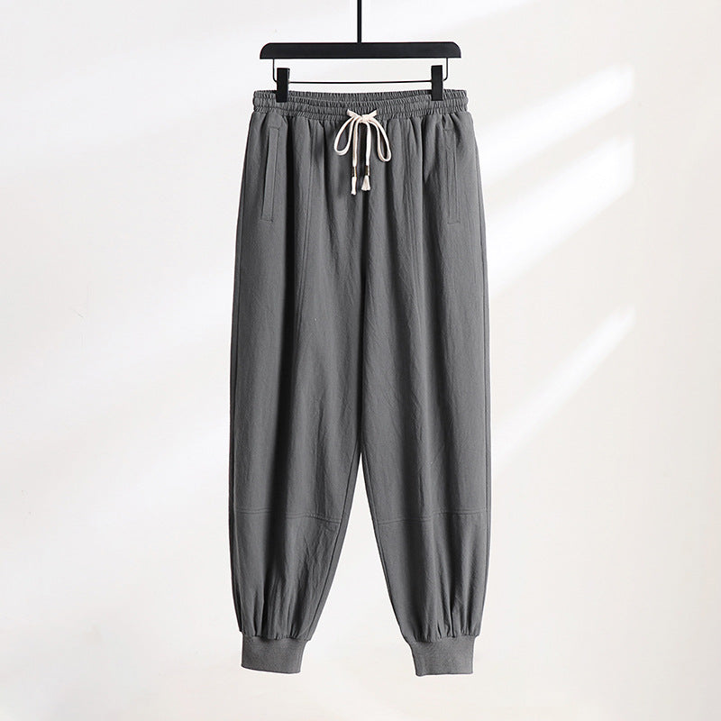 Herren Leichte Baumwoll-Jogginghose mit Kordelzug, Elastischem Bündchen und praktischen Taschen Nord Taschen