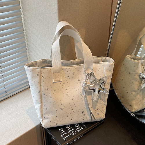Damen modische Tragetasche mit Sternenmotiv Nord Taschen