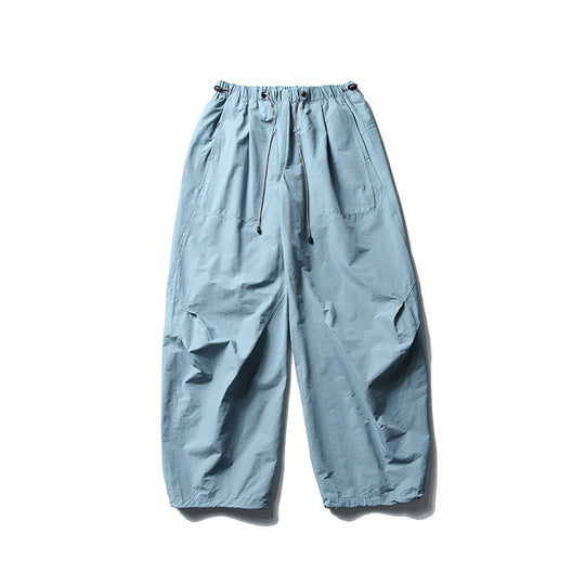 Unisex Weite Ripstop-Hose im Balloon‑Schnitt mit Tunnelzugbund und Utility‑Taschen Nord Taschen