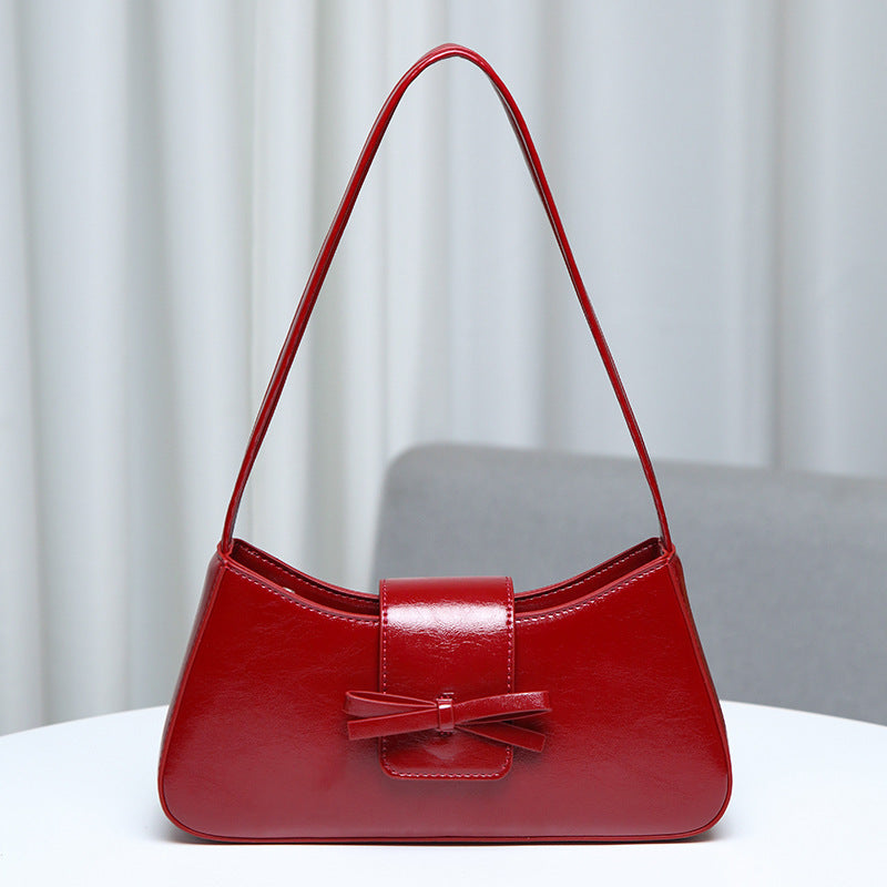 Damen Handtasche mit verspieltem Schleifendetail und eleganter Form Nord Taschen