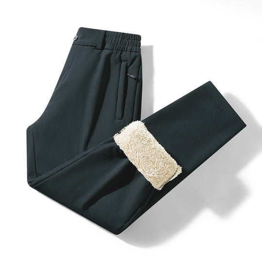 Herren Komfort-Freizeithose mit Teddyfleece-Innenlage und verdeckten Taschen Nord Taschen
