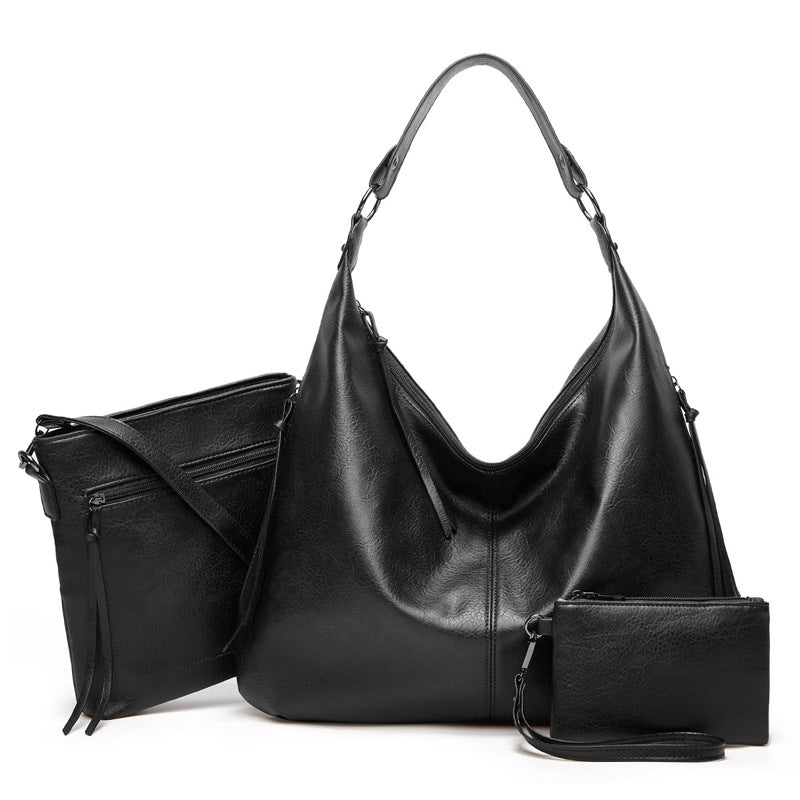 Damen Hobo-Tasche mit abnehmbarem Innenbeutel und praktischen Reißverschlussfächern Nord Taschen