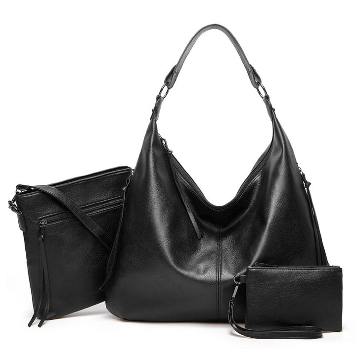 Damen Hobo-Tasche mit abnehmbarem Innenbeutel und praktischen Reißverschlussfächern Nord Taschen