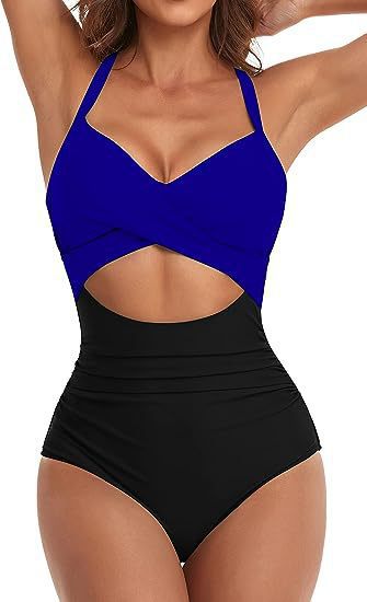 Damen Cut-Out Badeanzug