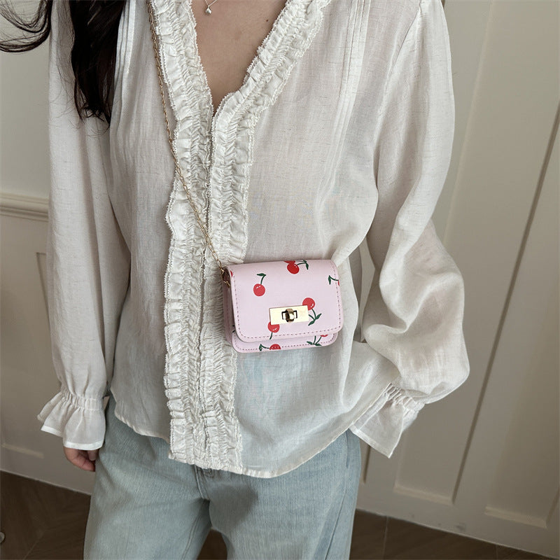 Damen Mini-Clutch mit fruchtigem Kirschdesign Nord Taschen