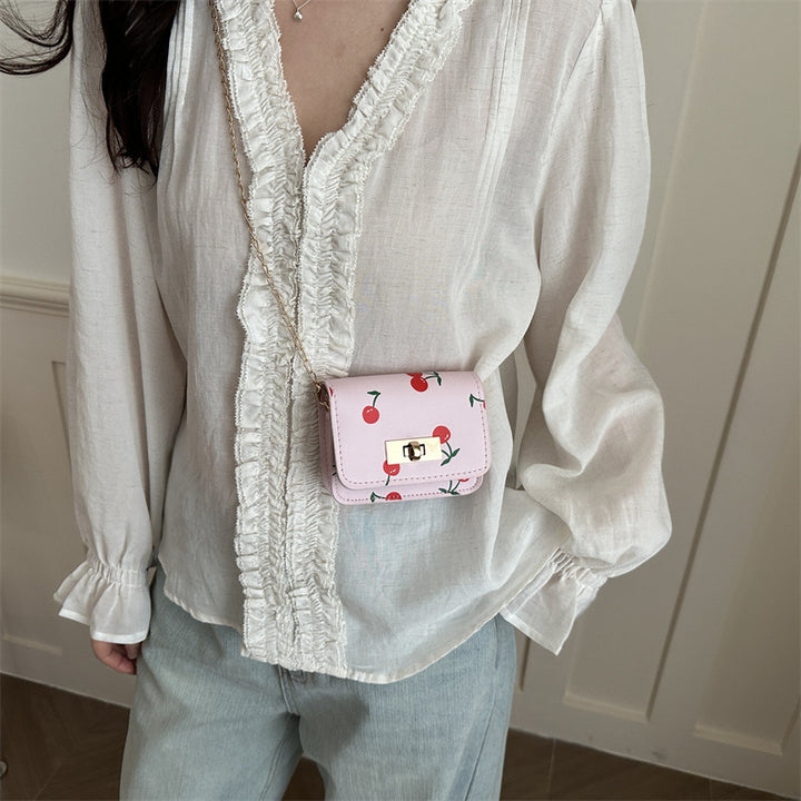 Damen Mini-Clutch mit fruchtigem Kirschdesign Nord Taschen