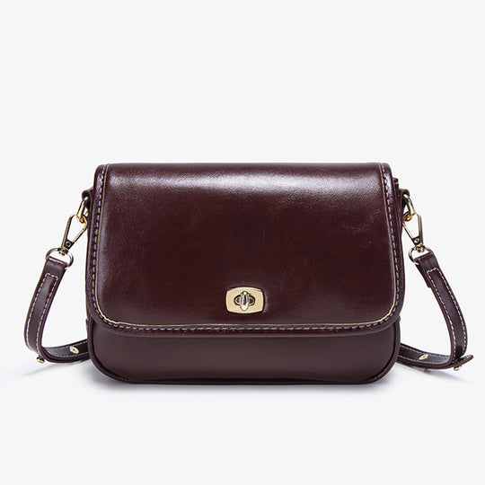 Damen Umhängetasche mit eleganter Klappenöffnung und luxuriösem Kunstleder Nord Taschen
