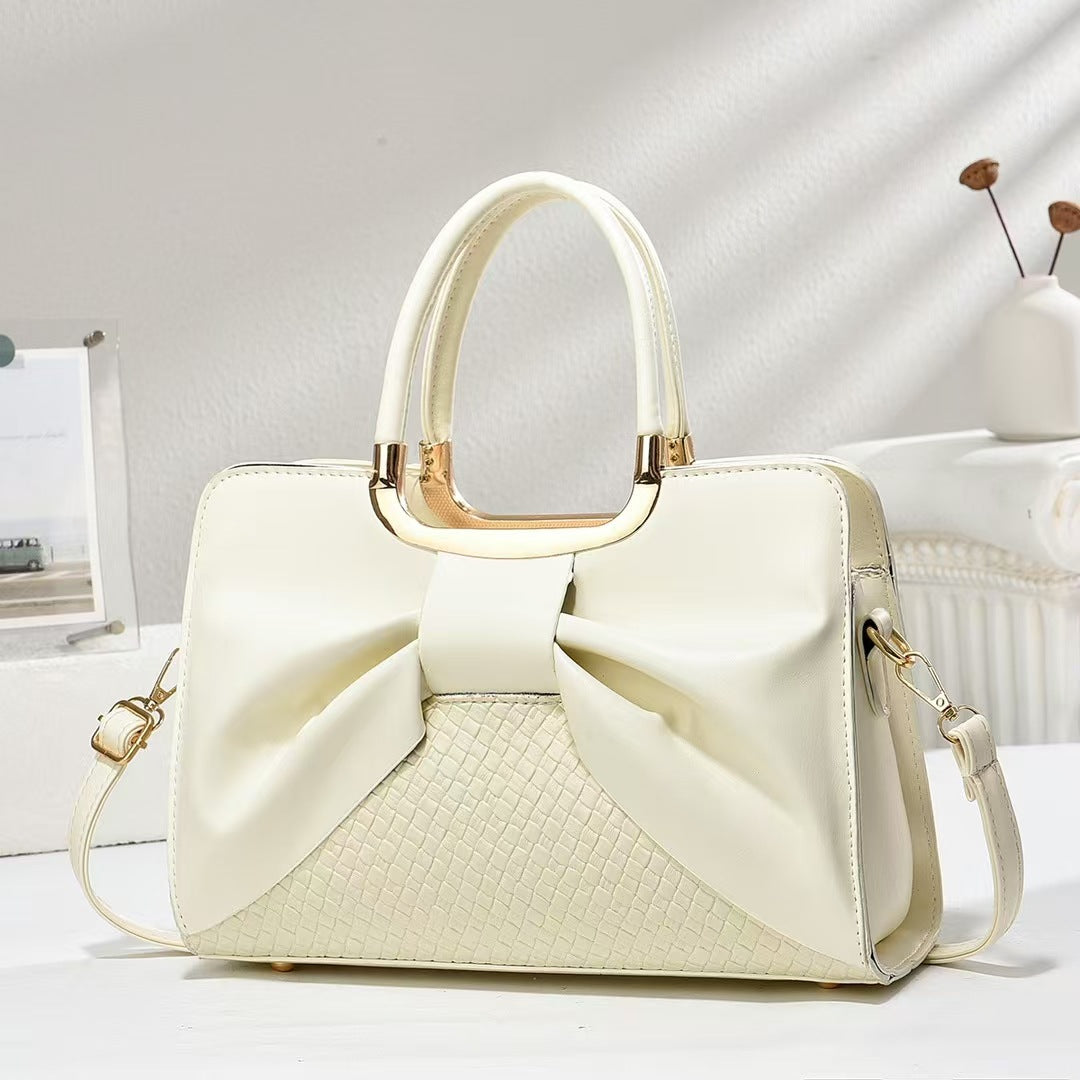 Damen elegante Handtasche mit Schleifenakzent Nord Taschen