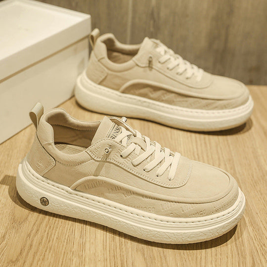 Damen Komfortable Sneakers aus hochwertigem Leder mit dämpfender Laufsohle Nord Taschen