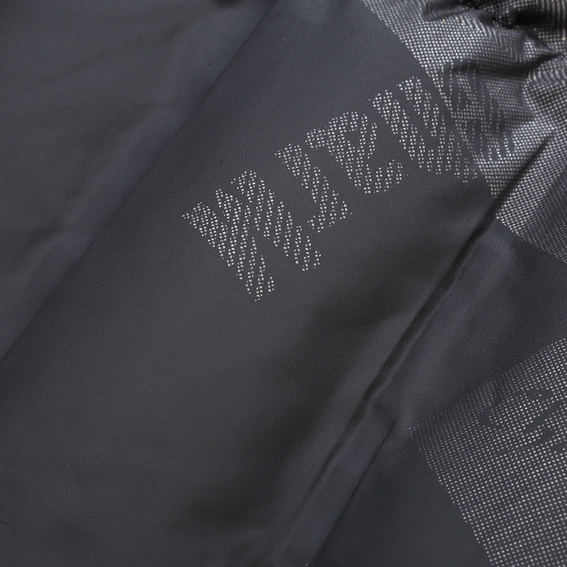 Herren Wasserabweisender Kapuzenparka mit minimalistischem Design und verdecktem Reißverschluss Nord Taschen