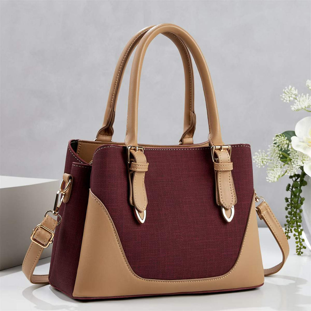 Damen elegante Handtasche mit verstellbarem Schulterriemen Nord Taschen
