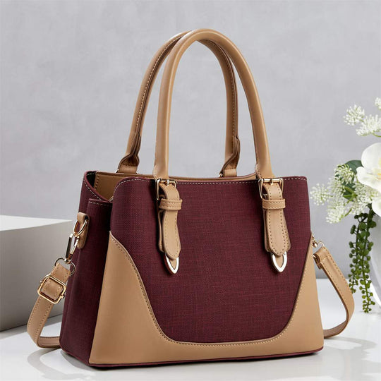 Damen elegante Handtasche mit verstellbarem Schulterriemen Nord Taschen