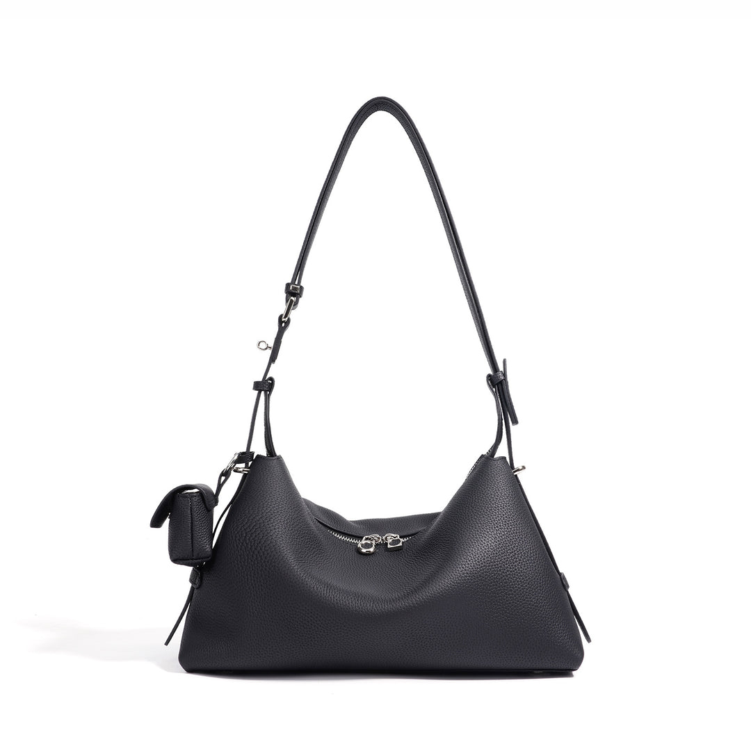 Damen moderne Hobo-Tasche mit abnehmbarem Mini-Bag Nord Taschen