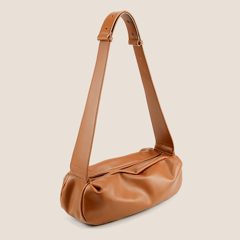 Damen Umhängetasche mit einzigartigem Faltendesign und verstellbarem Gurt Nord Taschen