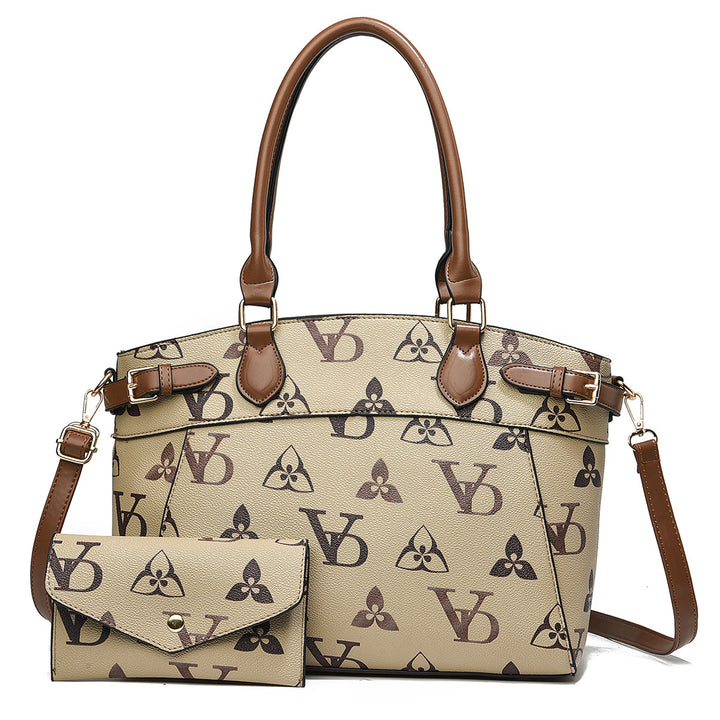 Damen elegante Shopper-Handtasche mit abnehmbarer Kosmetiktasche Nord Taschen