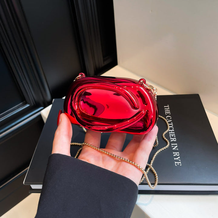 Damen exklusive Abendtasche mit eleganter Goldoberfläche Nord Taschen