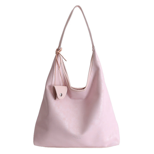 Damen Hobo-Tasche aus hochwertigem, geschmeidigem Kunstleder mit praktischem Kordelzug Nord Taschen