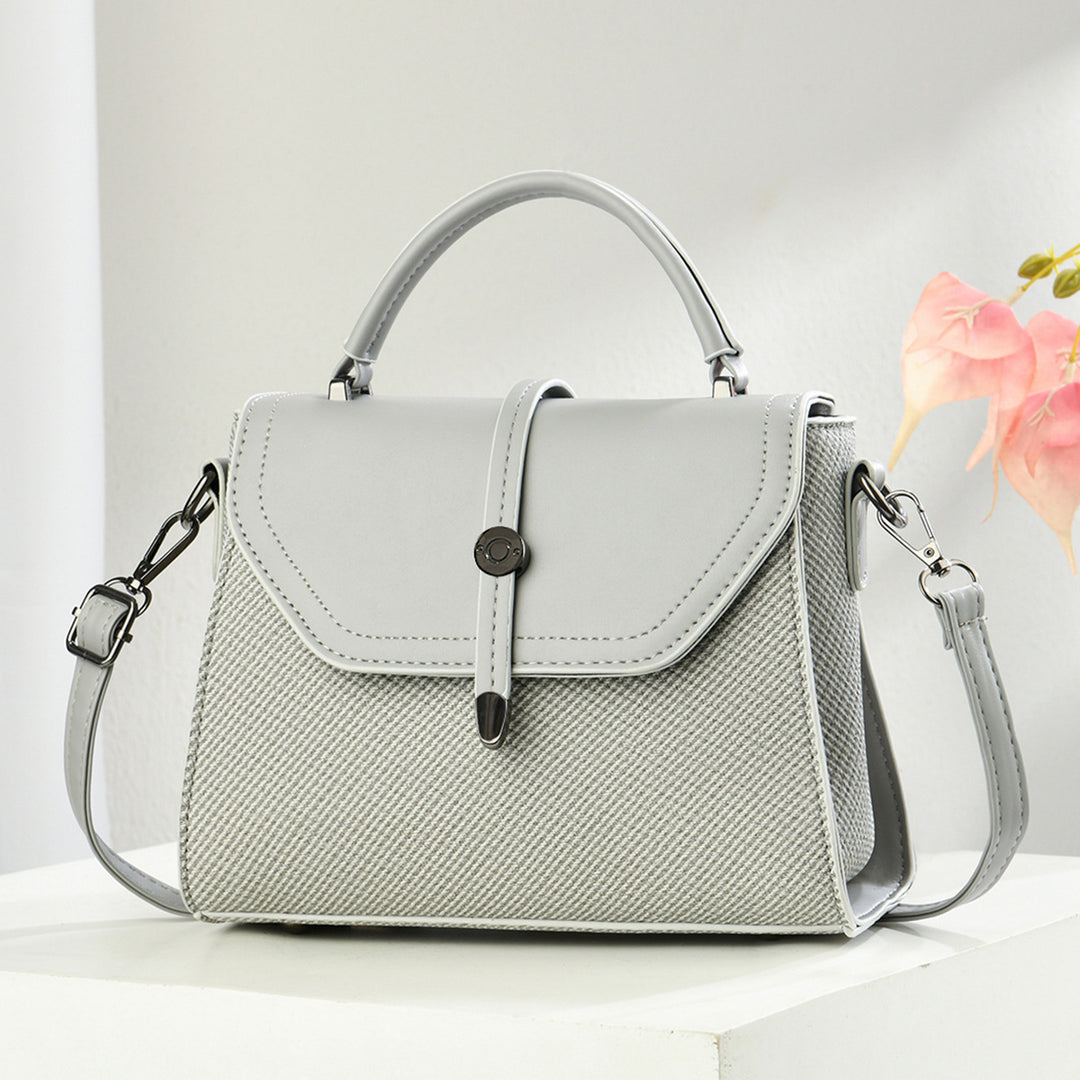 Damen elegante Handtasche mit strukturiertem Obermaterial und praktischer Trageoption Nord Taschen