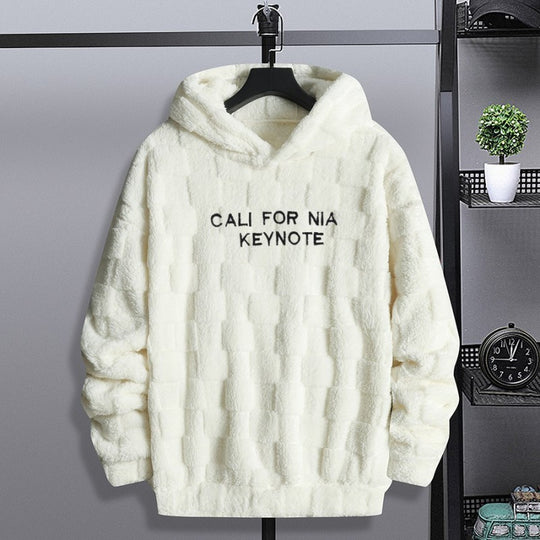 Damen Kapuzenpullover aus kuscheligem Fleece Nord Taschen