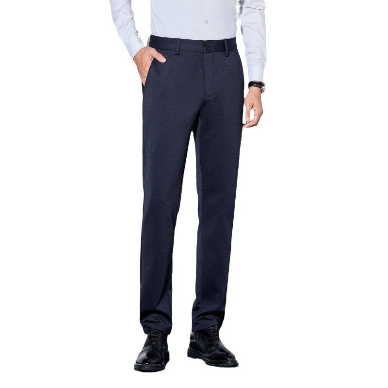 Herren Elegante Business-Hose mit geradem Schnitt und elastischem Bund Nord Taschen