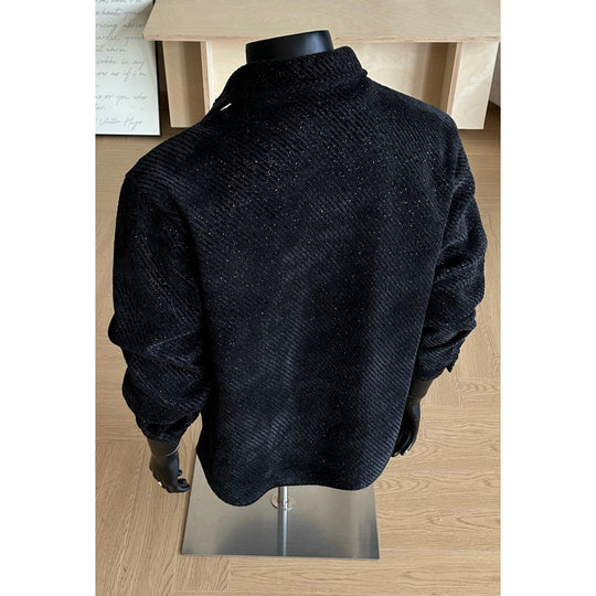 Herren Bedrucktes Langarm-Hemd Nord Taschen