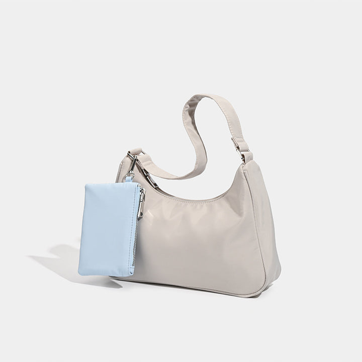 Damen Umhängetasche aus strapazierfähigem Nylon mit abnehmbarem Geldbeutel Nord Taschen