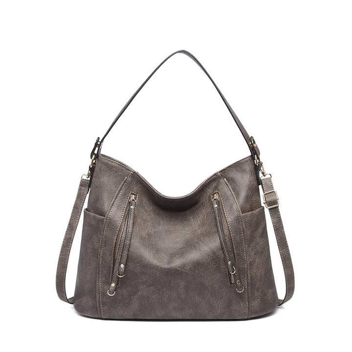 Damen Hobo-Tasche mit elegantem Faltendesign und verstellbarem Schulterriemen Nord Taschen