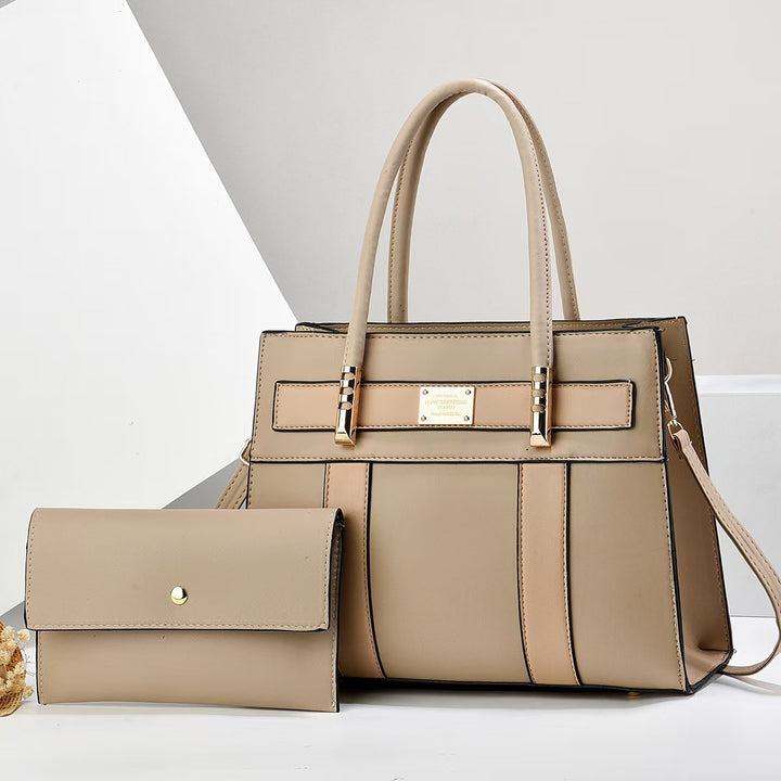 Damen elegante Handtasche mit abnehmbarer Geldbörse Nord Taschen