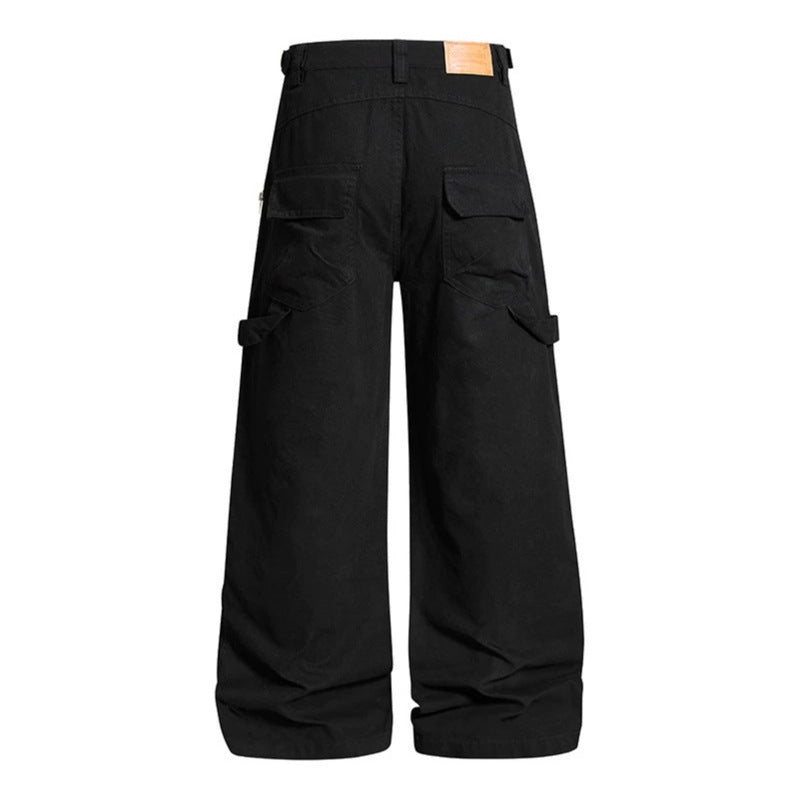 Damen Weite Cargo-Hose mit verstärkten Kniepartien und Multifunktions-Taschen Nord Taschen