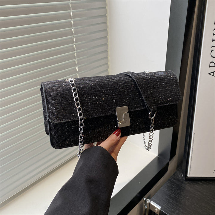 Damen elegante Clutch-Tasche mit funkelndem Obermaterial Nord Taschen