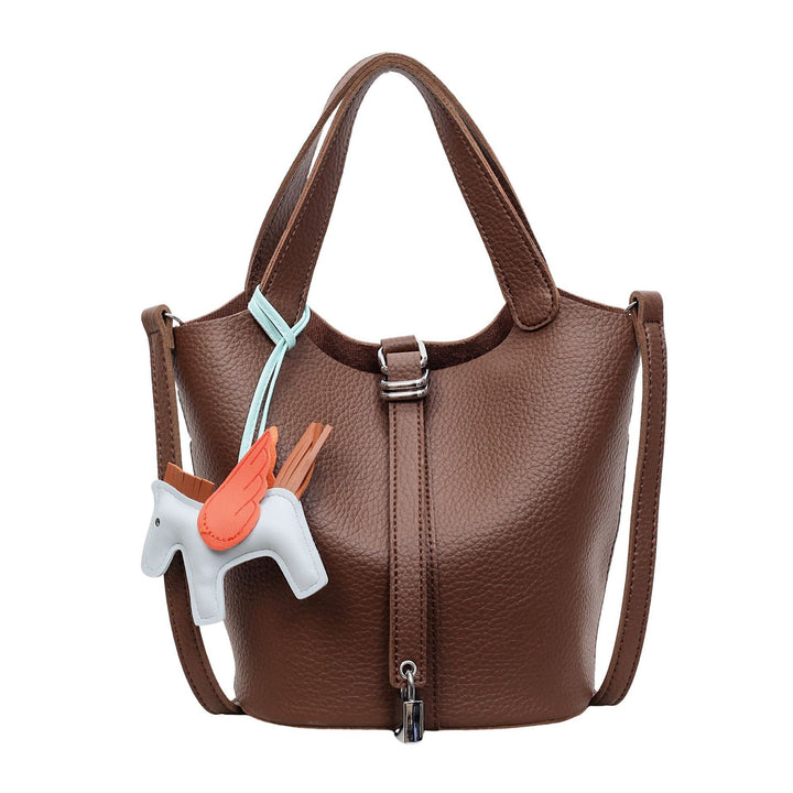 Damen Hobo-Tasche mit einzigartigem Tieranhänger und praktischem Tragegurt Nord Taschen