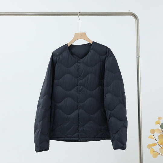 Damen Ärmellose Thermo‑Steppweste mit wellenförmiger Steppung und Druckknopfverschluss Nord Taschen