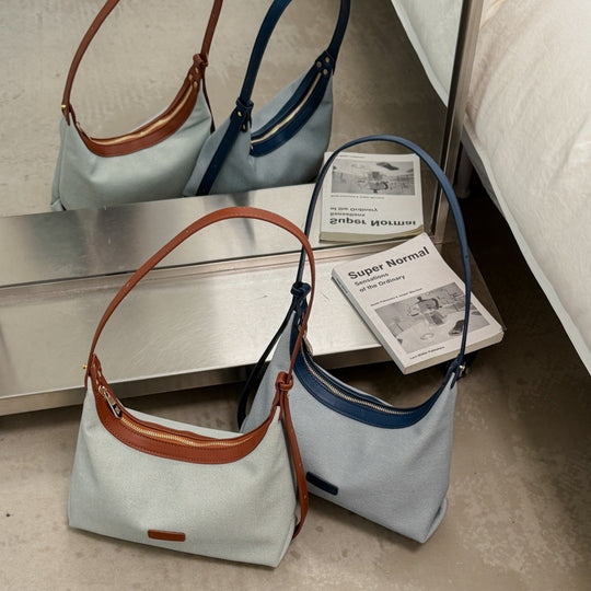 Damen Umhängetasche mit elegantem Kunstleder und praktischem Reißverschluss Nord Taschen