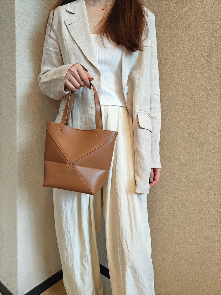 Damen elegante geometrische Tragetasche Nord Taschen