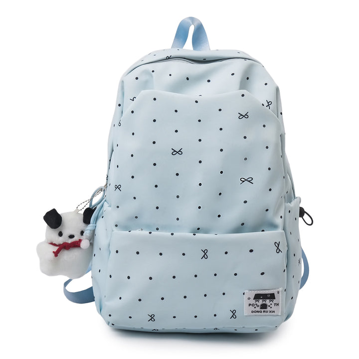 Damen Rucksack mit verspielt Polka Punkte Design und praktischen Fächern Nord Taschen
