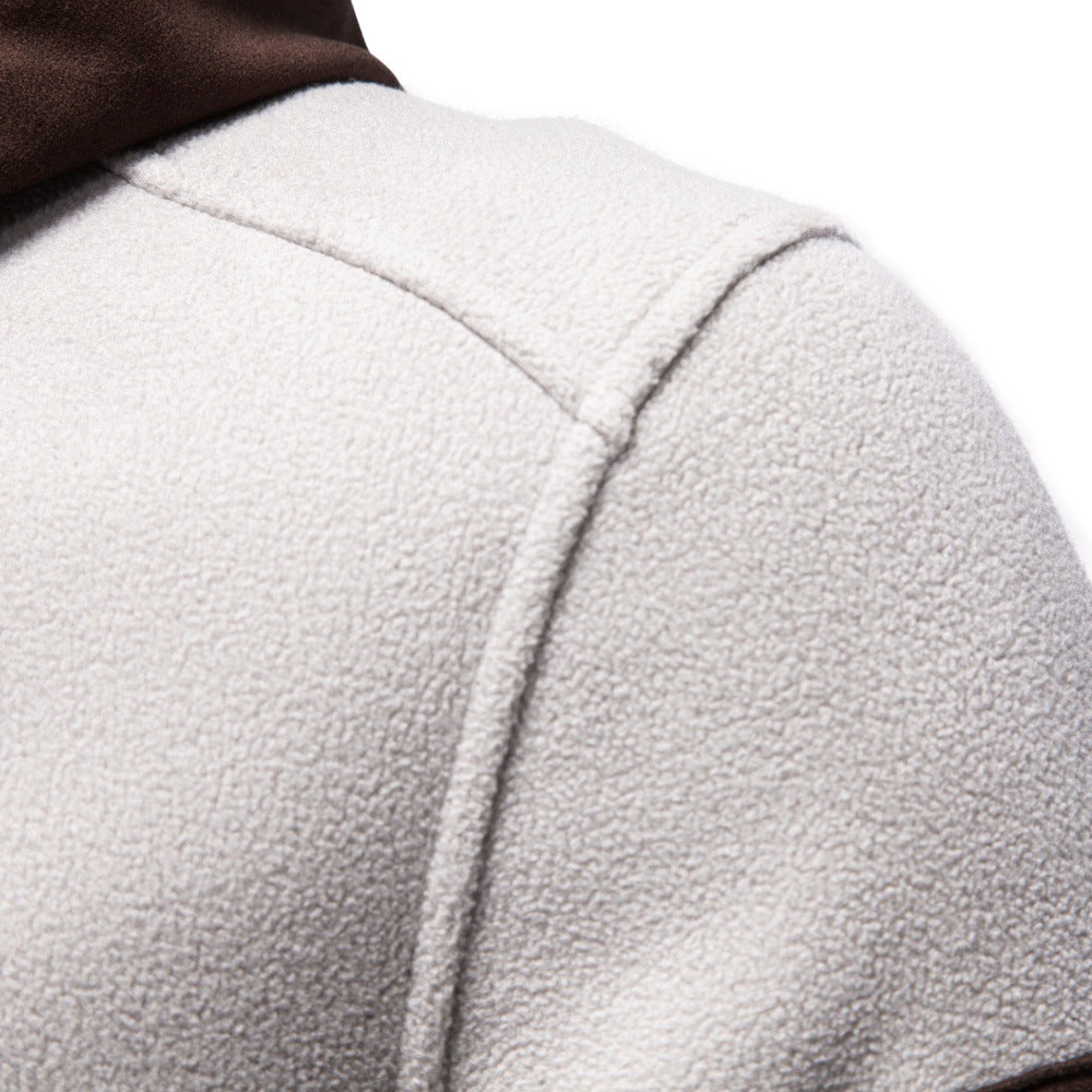 Herren Funktions-Fleecejacke mit Kapuze, Reißverschluss und Ärmel-Reißverschlusstasche Nord Taschen
