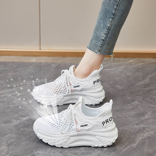 Damen Atmungsaktive Speed-Sneaker mit rutschfester Sohle und innovativer Oberflächenstruktur Nord Taschen