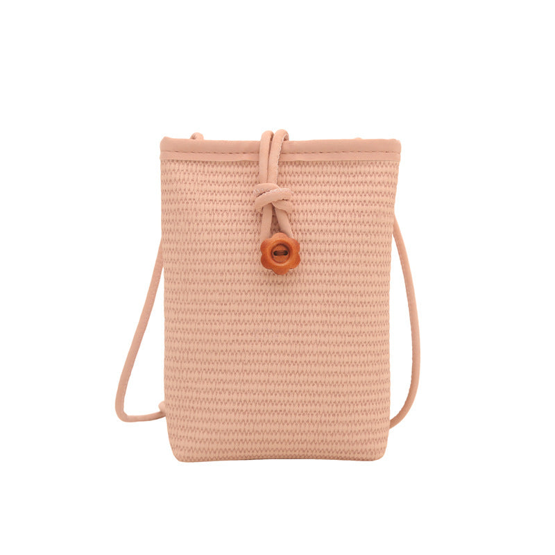 Damen praktische Wickeltasche mit elegantem Kordelzug Nord Taschen