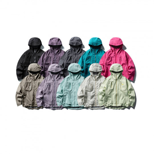 Unisex Leichte Softshell-Outdoorjacke mit verstellbarer Kapuze, wasserabweisender Membran und ergonomischen Brusttaschen Nord Taschen