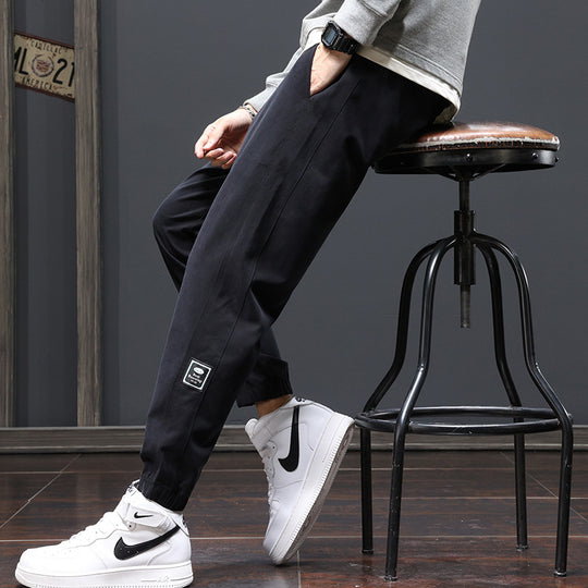 Herren Relaxed-Fit Joggerhose mit elastischem Bund, Kordelzug und Bündchen Nord Taschen
