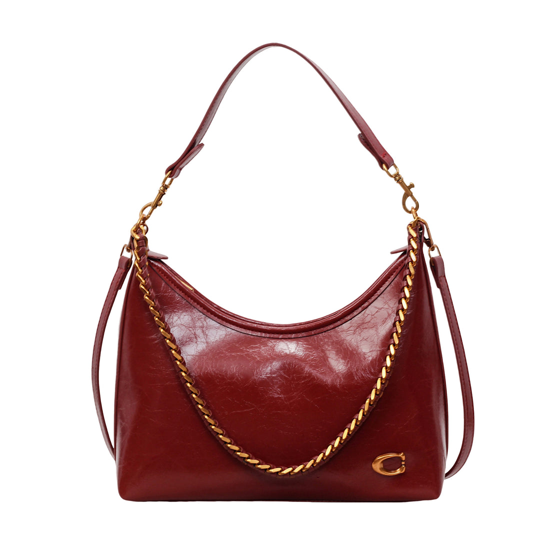Damen elegante Handtasche mit Kettenakzenten Nord Taschen