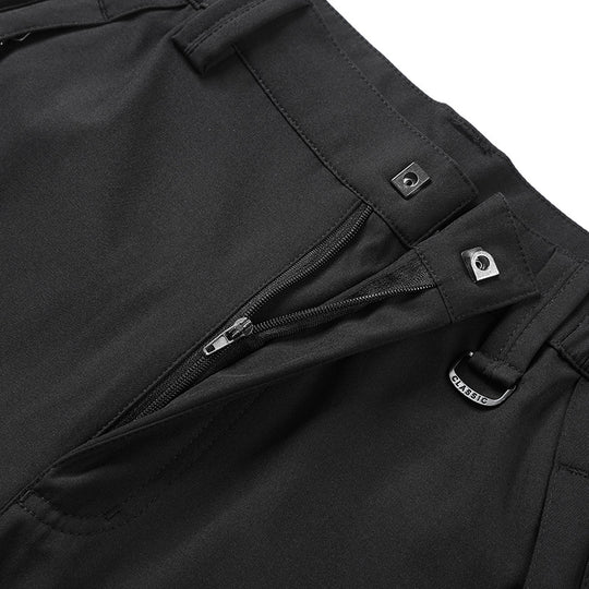 Herren Softshell-Hose für Outdoor mit vorgeformten Knien, integriertem Gürtel und Reißverschlusstaschen Nord Taschen