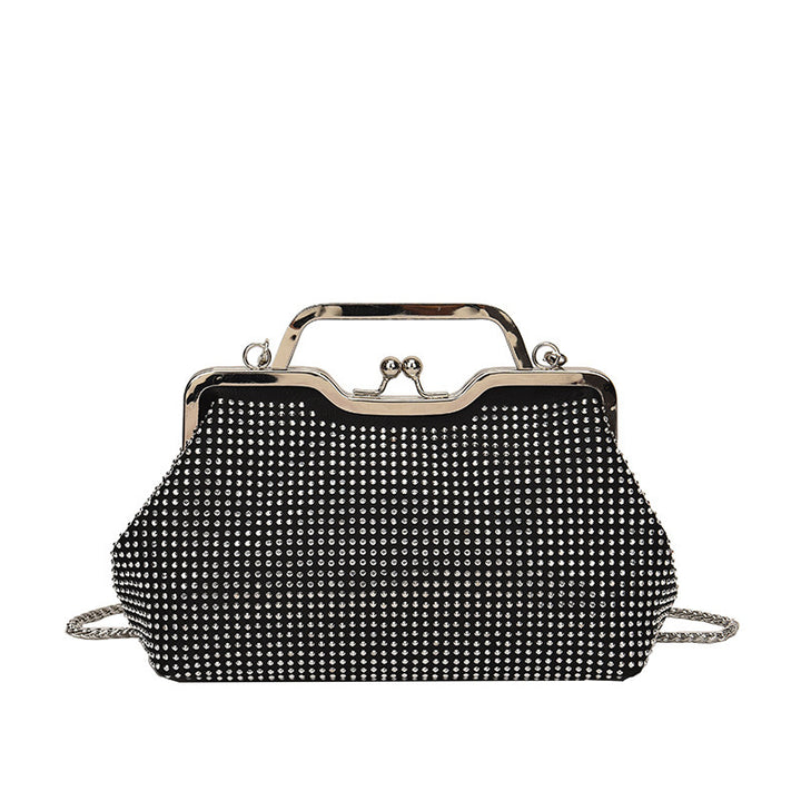 Damen elegante Clutch-Tasche aus funkelndem Strass Nord Taschen