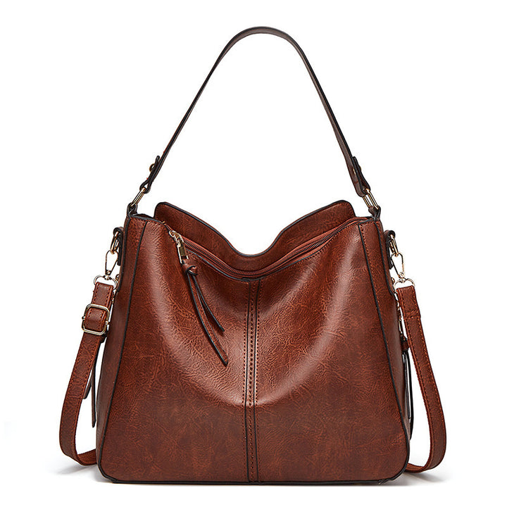 Damen Hobo-Tasche mit hochwertiger Kunstleder-Oberfläche und verstellbarem Tragegurt Nord Taschen