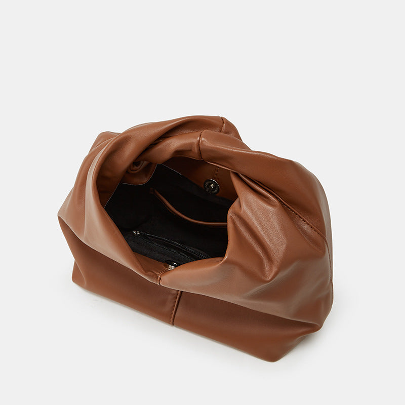 Damen Hobo-Tasche mit innovativem, gefaltetem Design und weichem Kunstleder Nord Taschen