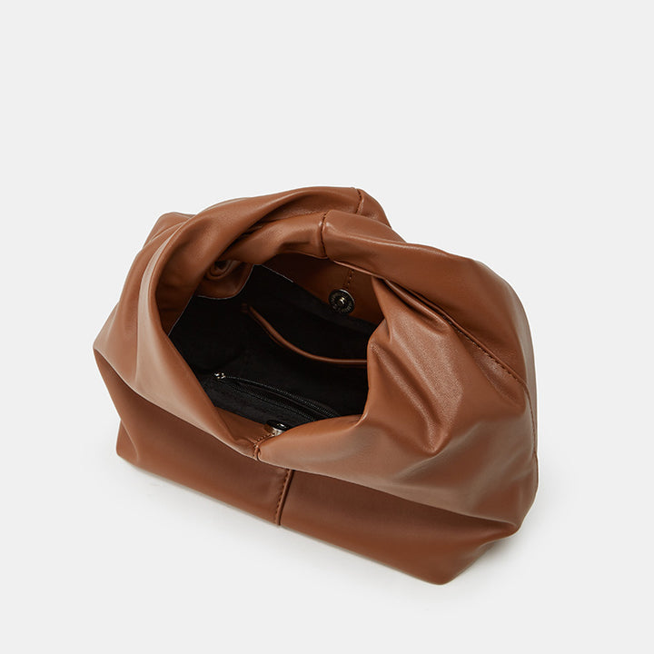 Damen Hobo-Tasche mit innovativem, gefaltetem Design und weichem Kunstleder Nord Taschen