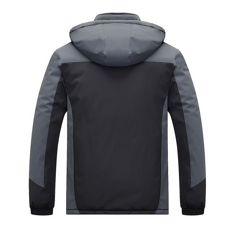 Herren technischer Outdoor-Parka mit Teddyfleece-Innenfutter, verschweißter Außenhülle und Multifunktionstaschen Nord Taschen